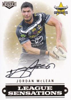 2019 NRL Elite - League Sensation Signature Series #LS09 Jordan McLean Front